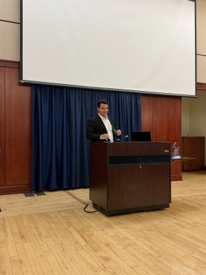 Outgoing President John Catsonis