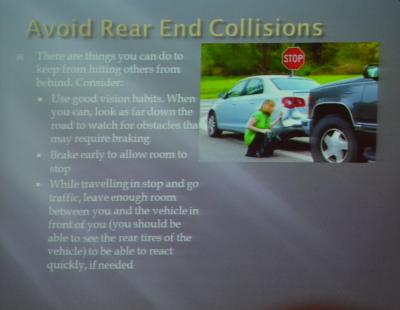 Avoid Rear End Collisions