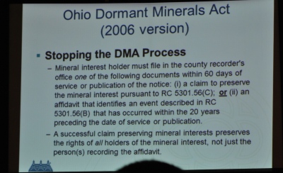 Ohio Dormant Mineral Act